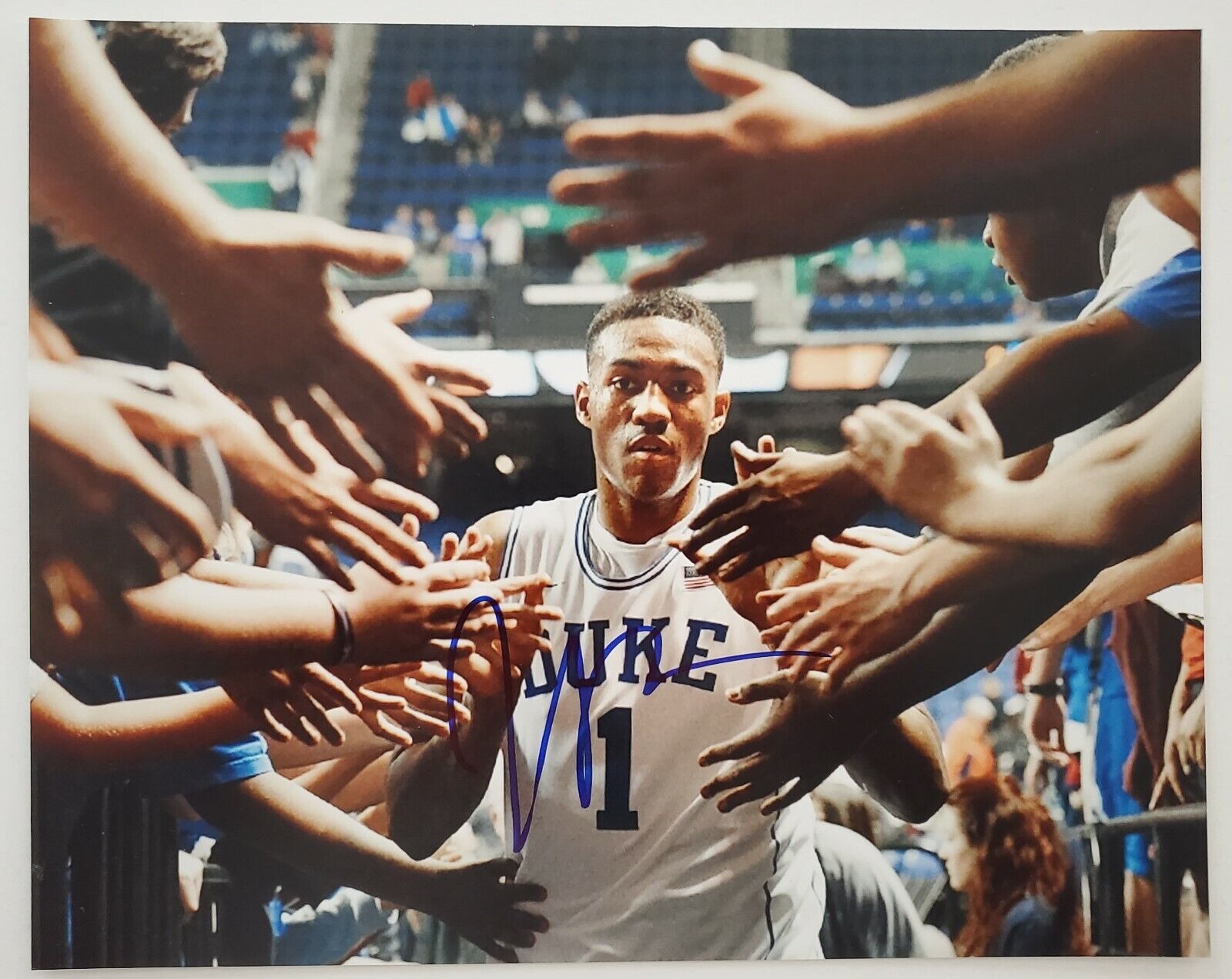 Jabari Parker Signed 8x10 Photo Poster painting NBA Atlanta Hawks Wizards Duke RAD