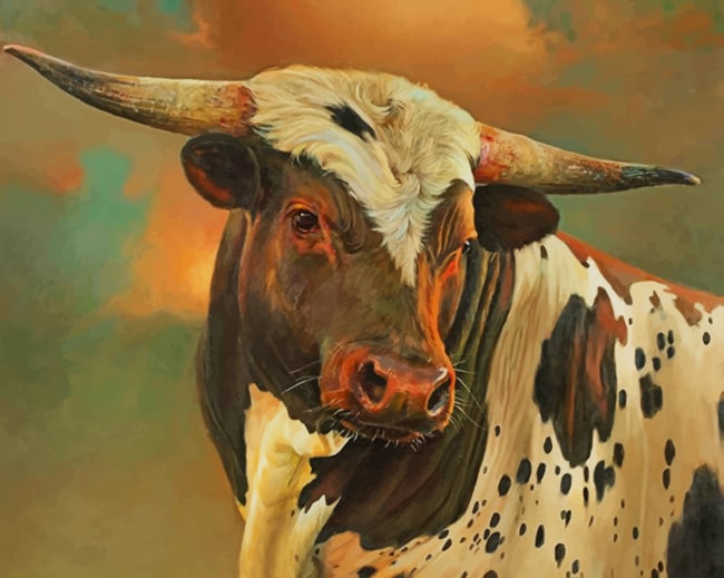 

Vintage Cow – Paint By Numbers - 40*50CM, 501 Original