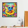 5D DIY Full Round Drill Diamond Painting Butterfly Kit Home Decor Art 40x40cm (A)