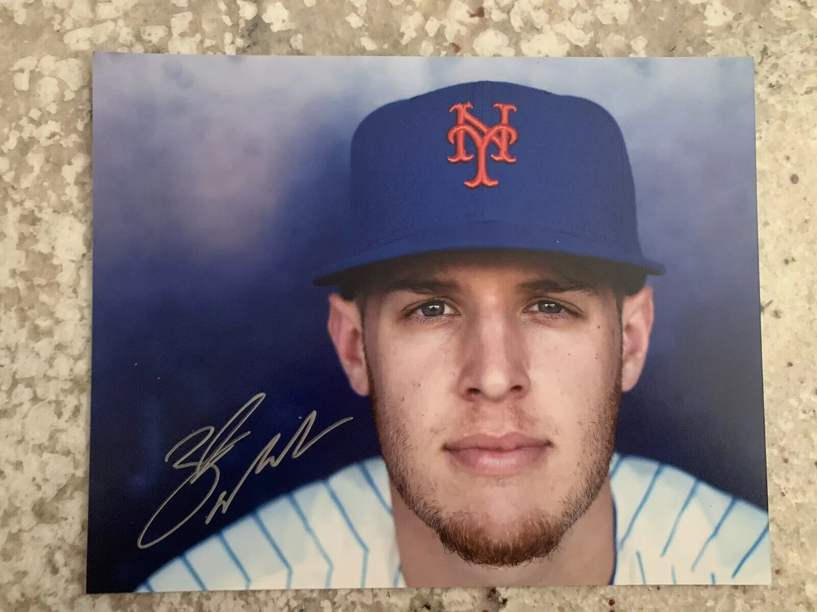 Zack Wheeler Signed New York Mets 8x10 Photo Poster painting