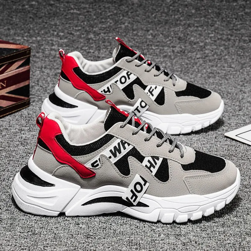 Men's Shoes Spring 2021 Trendy Sports Casual Borad Shoes Versatile Summer Breathable Sneakers Running Daddy Tide Shoes