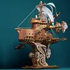 Steampunk DIY Fantasy Travel Spaceship Wooden Puzzle&nbsp;