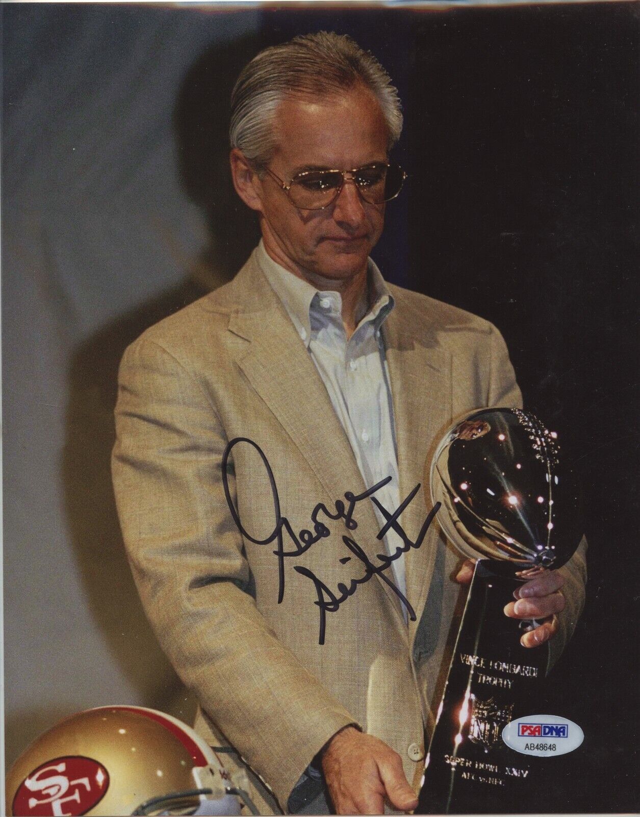 GEORGE SEIFERT 8x10 Photo Poster painting Signed Autographed Auto PSA DNA San Francisco 49ers