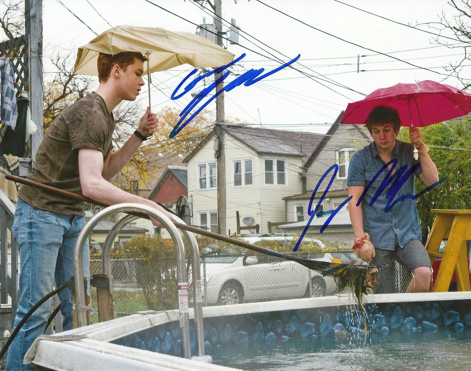 JEREMY ALLEN WHITE & CAMERON MONAGHAN 'SHAMELESS' SIGNED 8X10 PICTURE *COA