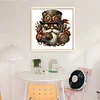 Steampunk Mechanical Gnome - 11CT Stamped Cross Stitch - 50*50cm