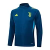 25/26 Juventus Blue long zipper Training Jacket Set