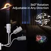 Galaxy Star Projector USB 2 in 1 Night Light Starry Sky Lamp 360