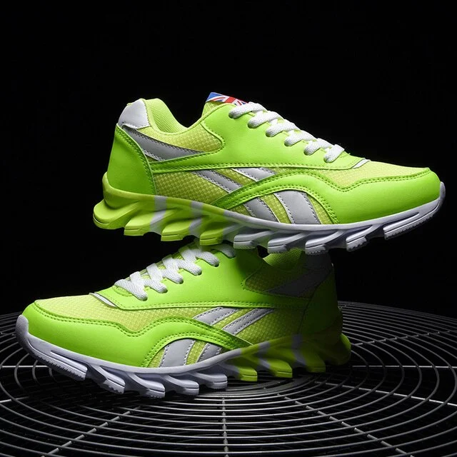 39-48 Men Running Shoes PU Leather Blade Sneakers High Quality Outdoor Light Breathable Sport Athletic Men Shoes Male Sneakers