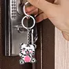 Tiger Beaded Counted Cross Stitch Ornament Kit Cross Stitch Bead Keychain (A)