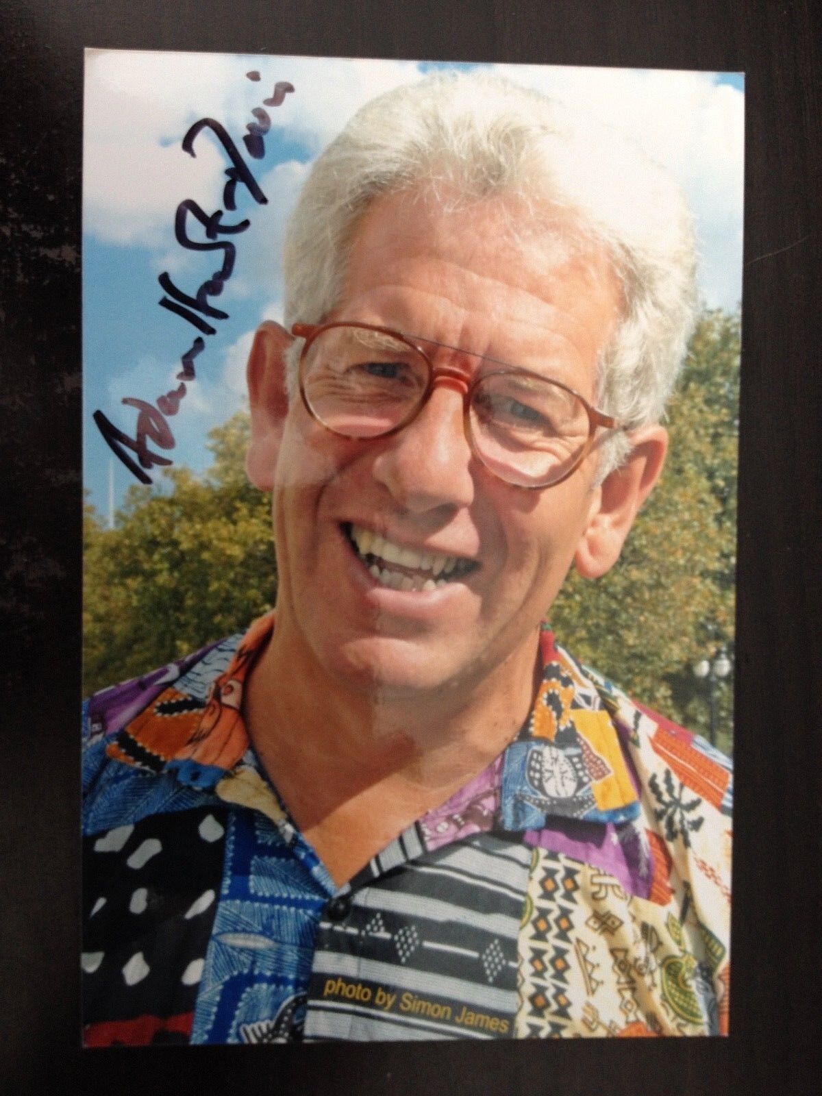 ADAM HART DAVIS - SCIENTIST & TV PRESENTER - EXCELLENT SIGNED COLOUR Photo Poster painting