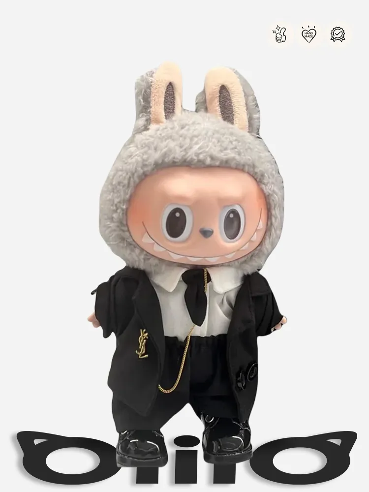 LABUBU Styled Outfits YSL Black Suit