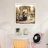 Victorian Girl-14CT Stamped Cross Stitch 50*50cm/19.69*19.69in