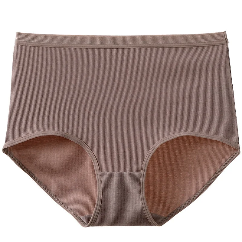High Waist Panties For Women Cotton Sexy Seamless Briefs Underwear Solid Body Shaper Breathable Comfort Female Intimates Fashion