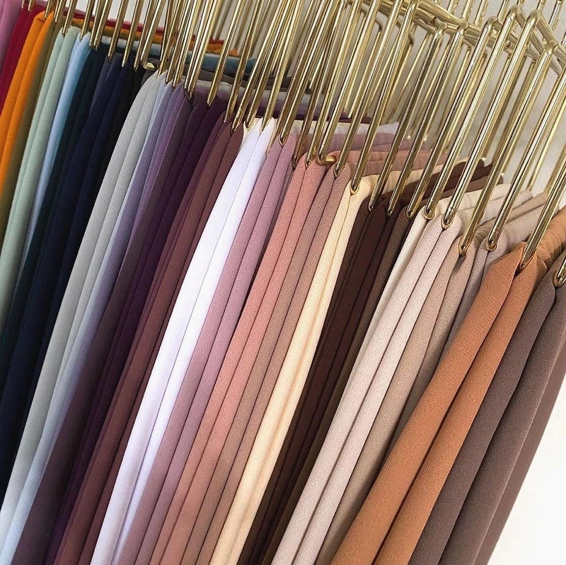 Unisex Basic Minimalist Solid Color Polyester Kerchief