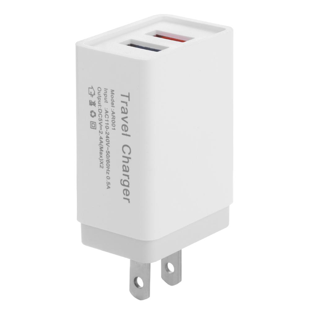 

Universal Dual USB Charger Travel Charger Adapter for iPhone Samsung, 501 Original