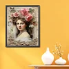 >SALE<Lady Printed Cross Stitch Kit 40x50cm DIY 11CT Thread Art Needlework Home Decor