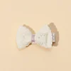 6PCS Delicate Lace Bowknot Hairpins for Baby Girls