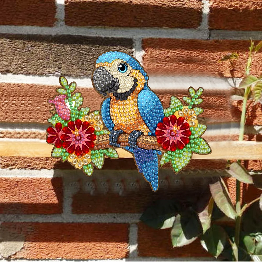 2Pcs Bird On A Branch Diamond Painting Door Corner Sign Diamond Door Frame Decor