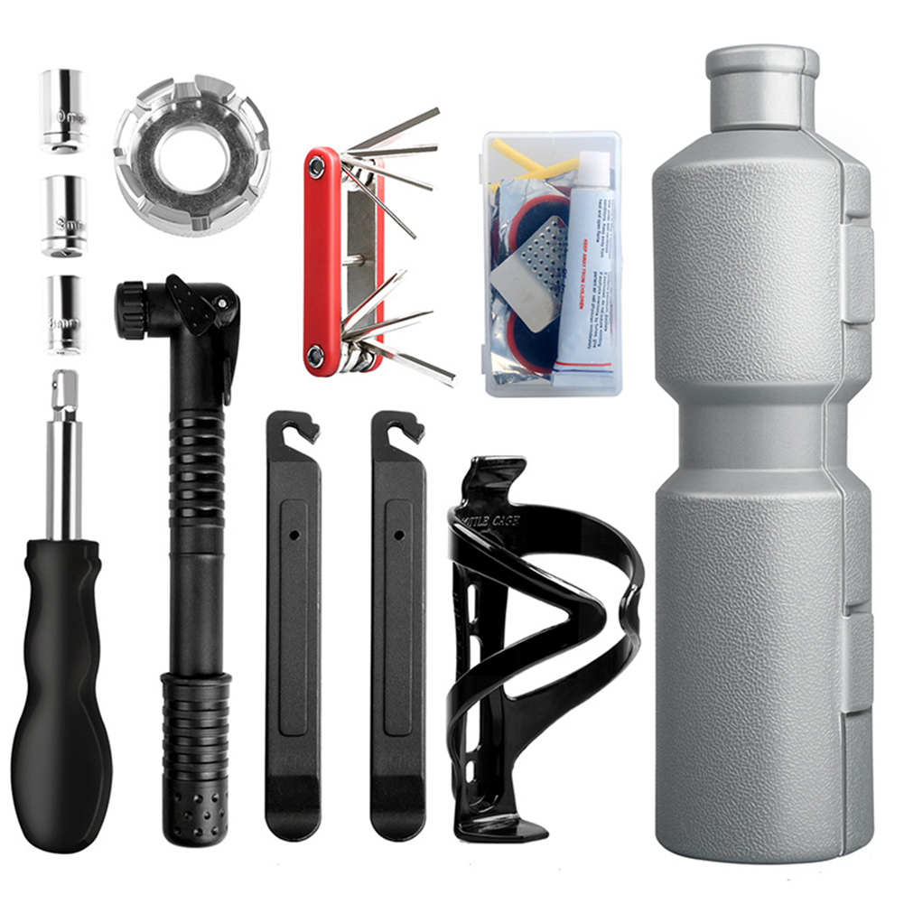 

WEST BIKING Portable Kettle Type Bicycle Repair Tools Kit with Storage Box, 501 Original