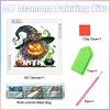 Diamond Painting - Partial Special Shaped Drill - Halloween Pumpkin(Canvas|30*30cm)