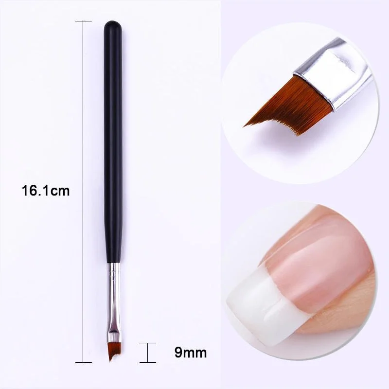 1Pc Nail Art Brushes For Manicure UV Gel Brush Pen Extensions Acrylic Nail Art Painting Drawing Carving Pen Phototherapy Brush-Nail Inspo
