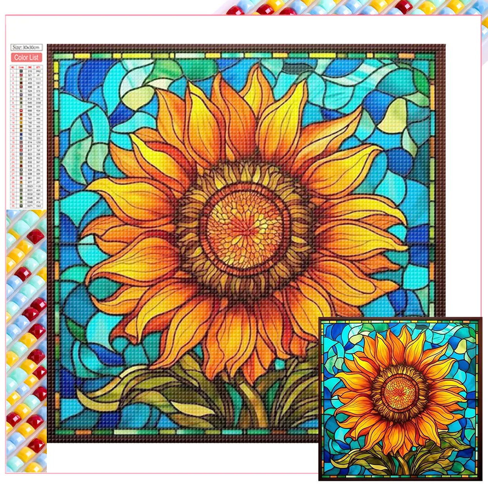 Full Square Diamond Painting - Sunflower(Canvas|35*35cm)