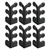 6PCS Retro Metal Corner Protector Iron Skiffers Skirting Board Corner Protector