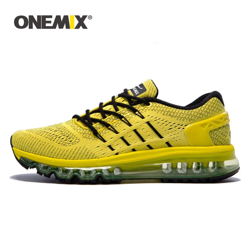 ONEMIX Men Air Running Shoes Unique Tongue Design Breathable Cushion Sport Shoes Big Size 47 Outdoor Sneakers Women Tennis Shoes