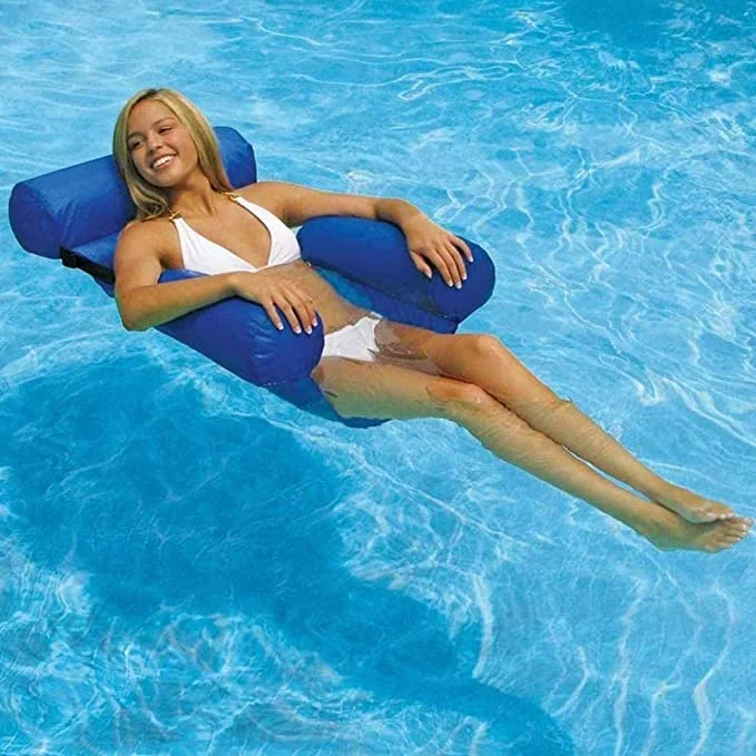 🎁Christmas Hot Sale-50% OFF🏊Swimming Floating Bed and Lounge Chair