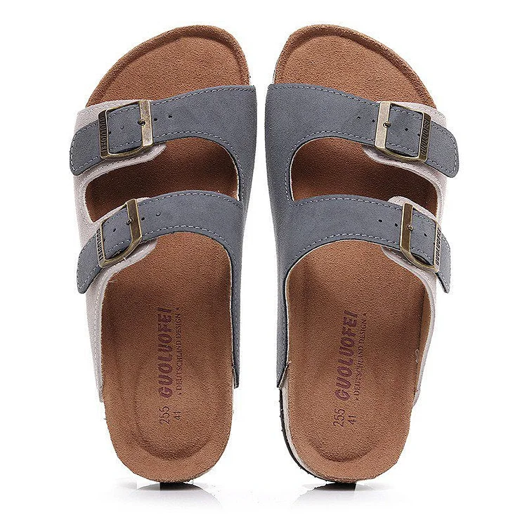 Summer 2023 Men Retro Casual Orthopedic Sandals Arch Support Slides Radinnoo.com