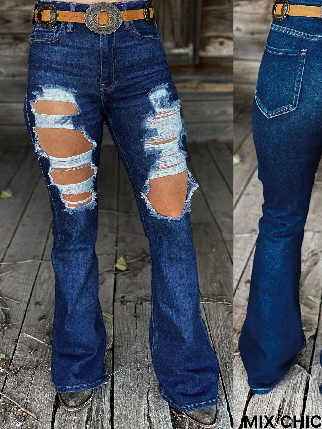 Blue Sheath Jeans