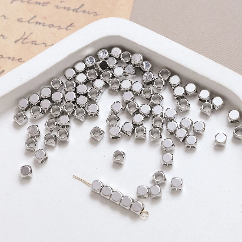 10 Pieces Diameter 3mm Diameter 4mm Diameter 5mm Copper Solid Color Beads