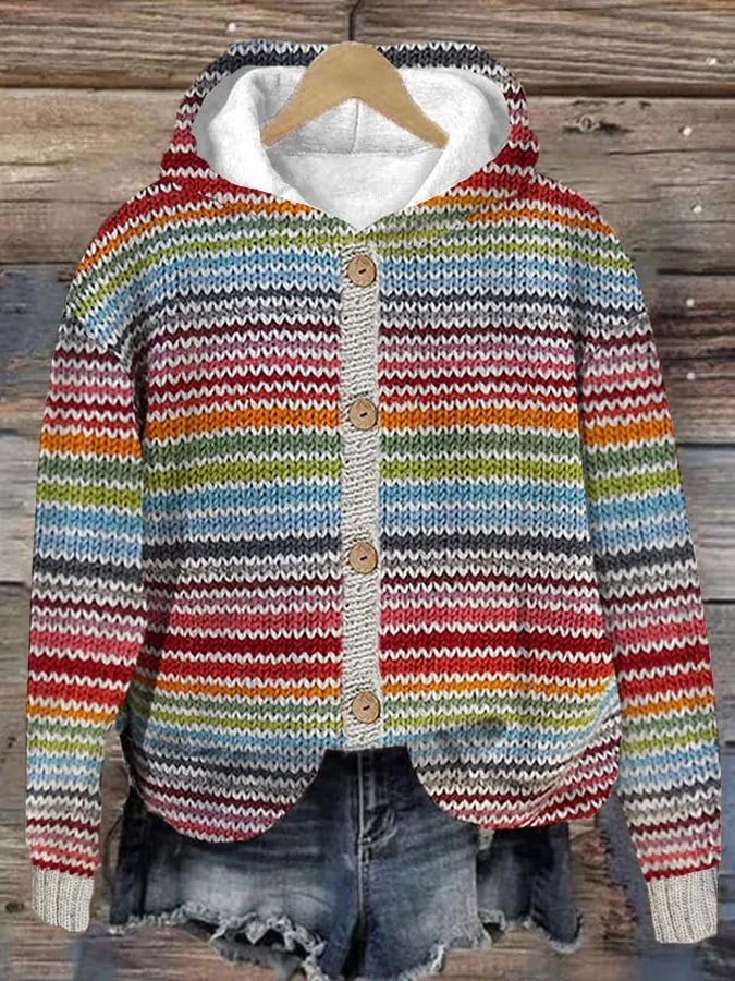 Women's Vintage Striped Jacket