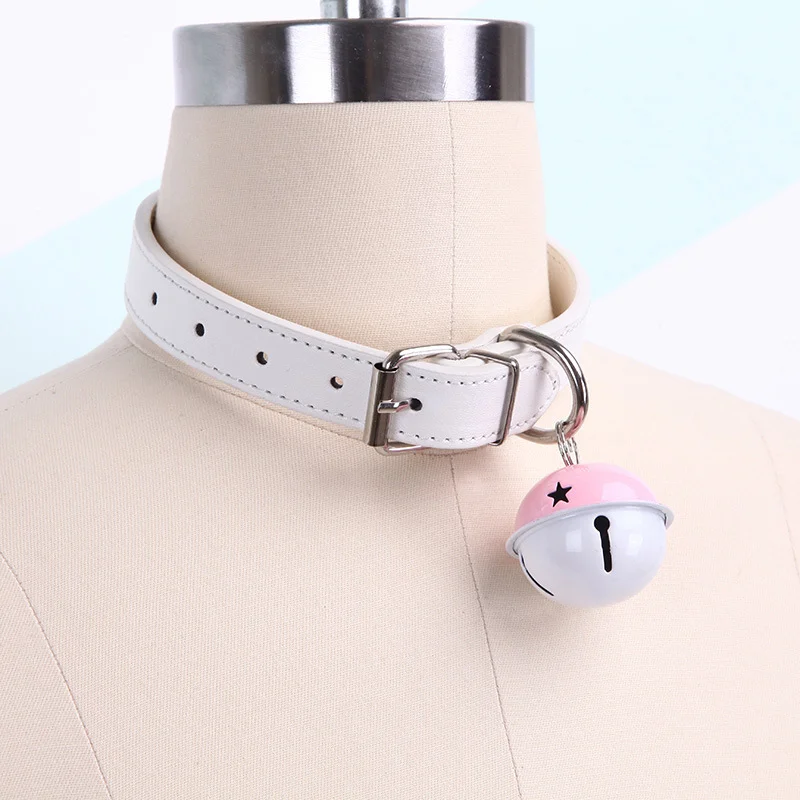 Big Bell Pu Leather Neck Ring 