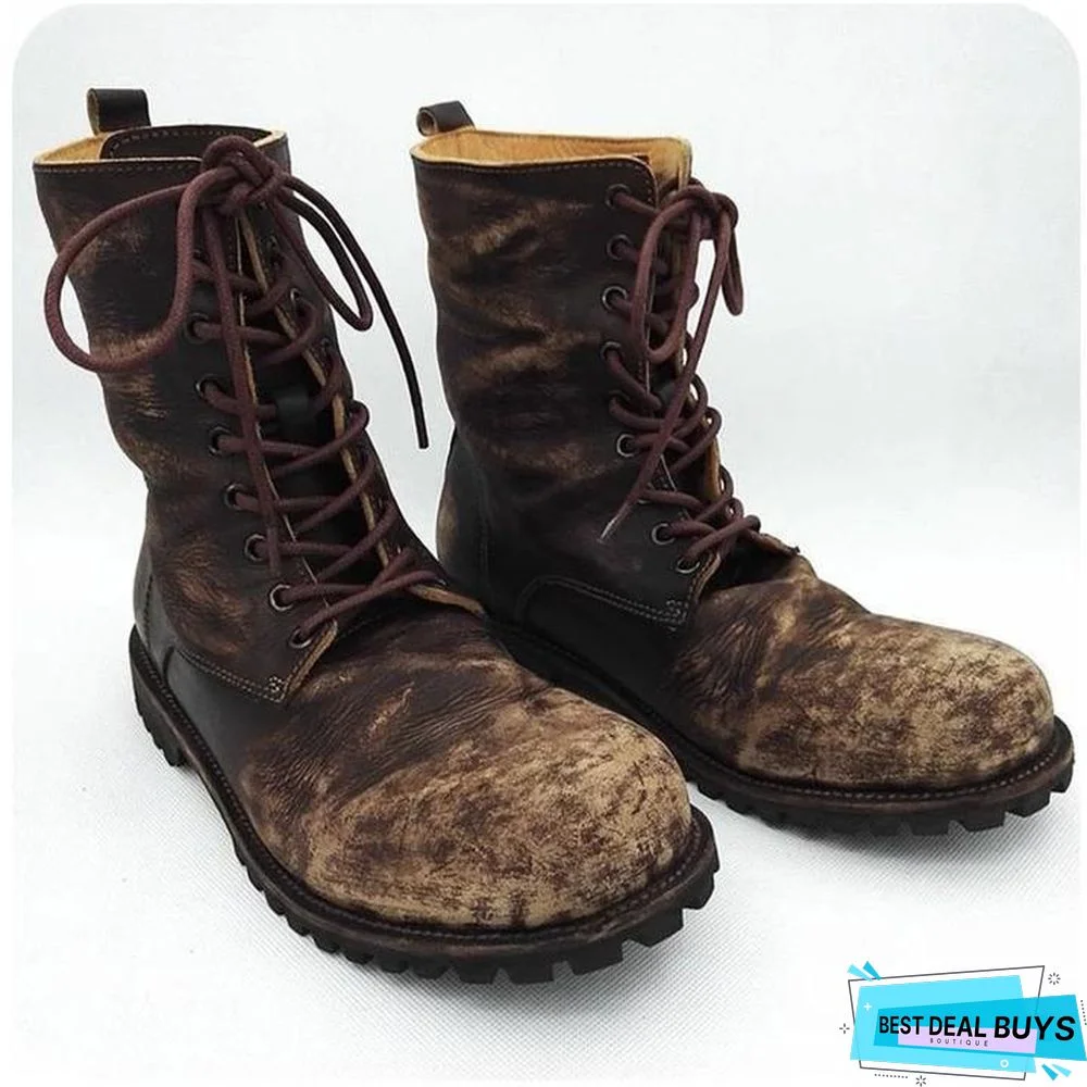 Vintage Outdoor Military Boots