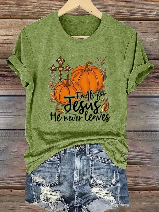Women's Autumn Season Printed Casual T-shirt