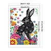 >SALE<Partial Embroidery Eco-cotton Thread 14CT Printed Rabbit Cross Stitch 29x41cm