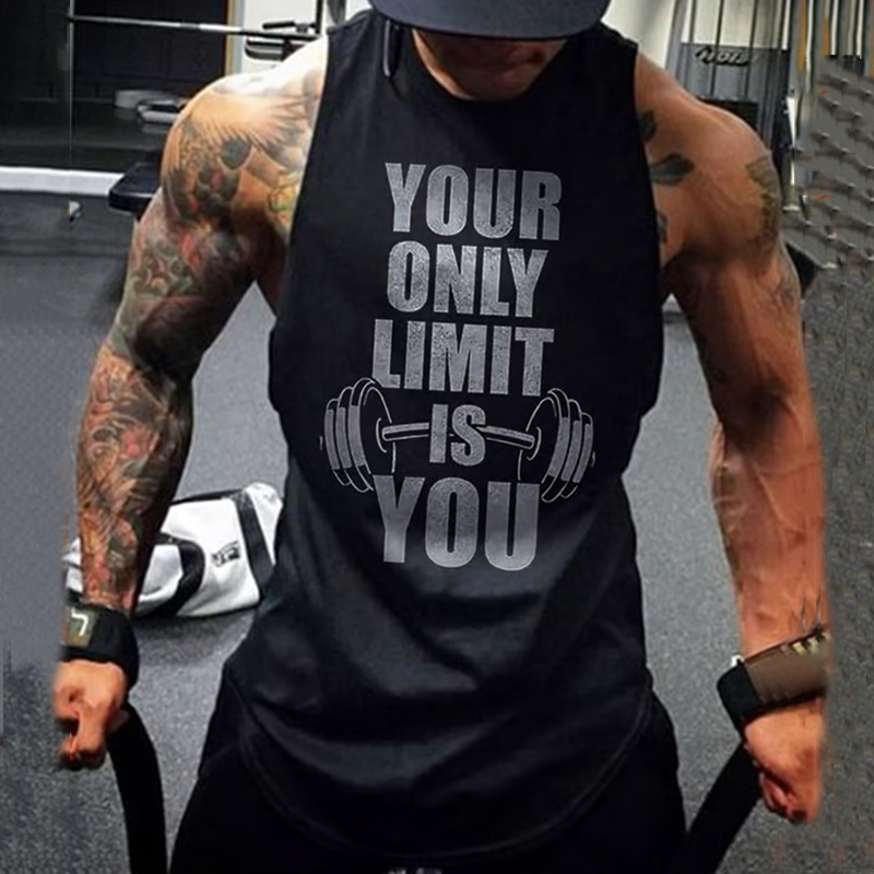 Your Only Limit Is You Inspired Print Vintage Vest / Rvogue / Rvogue