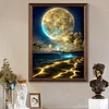 Moonlight Lake 5d DIY Diamond Art Malerei Sets f&uuml;r Zuhause Wanddekoration 30x40cm
