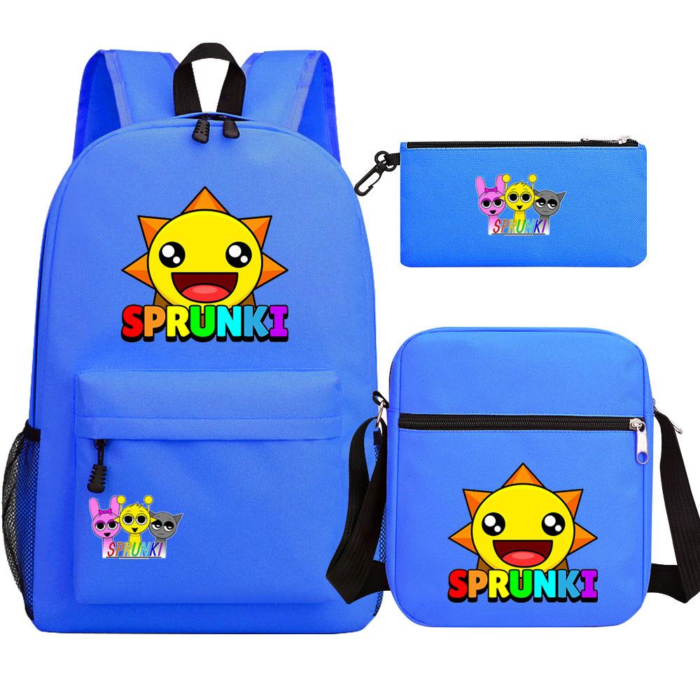 Mayoulove Sprunki Backpack Lightweight Design Easy Access Ideal for School Adventures-Mayoulove
