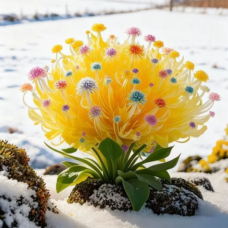 ❄️ Winter Secret Flower Cluster &mdash; Where Magic Blooms in the Cold
