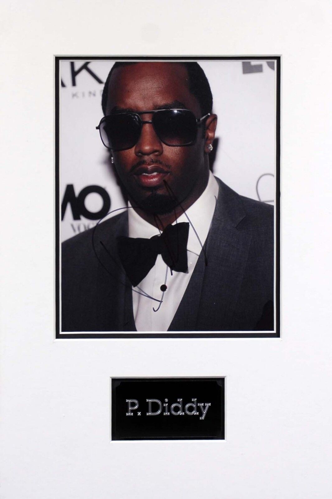 P. DIDDY Signed & Mounted 10x8 Photo Poster painting AFTAL COA SEAN COMBS Puff Daddy Diddy Puffy