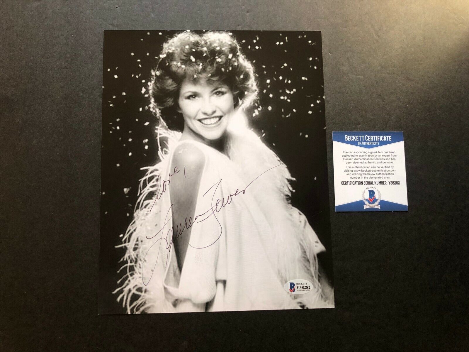 Lauren Tewes Hot signed autographed classic Love Boat 8x10 Photo Poster painting Beckett BAS coa