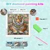Diamond Painting-DIY Crystal Rhinestone Jewelry Tiger