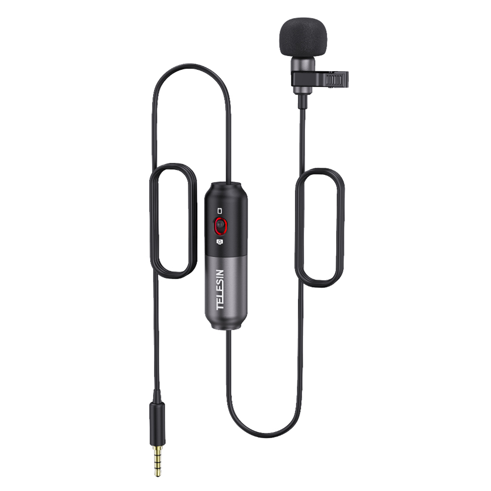 

Mini Collar Microphone 3.5mm Jack Clip Mic Kit for Cellphone PC DSLR Camera, 501 Original