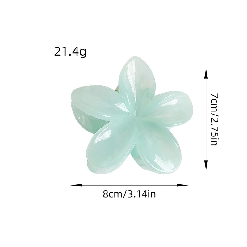 Women’s Elegant Sweet Flower Plastic Hair Claws