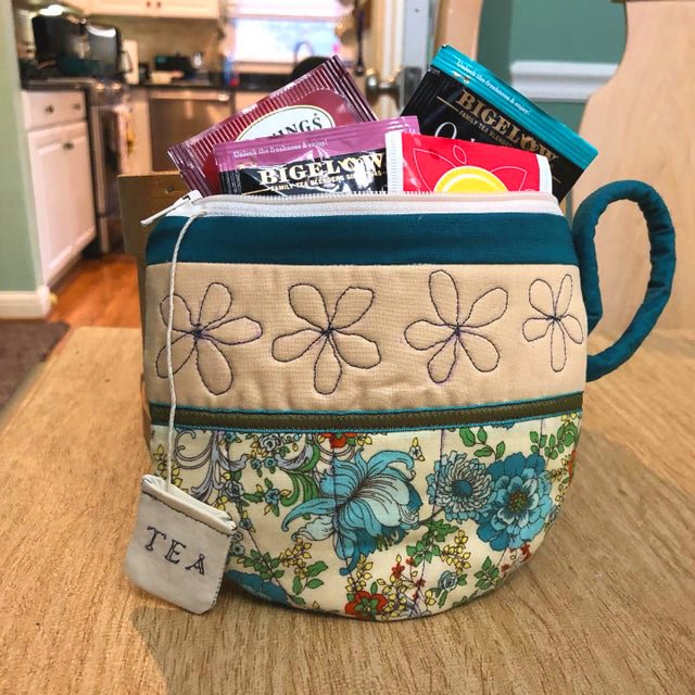 DIY Coffee/Tea Cup Pouch Template 3 PCS