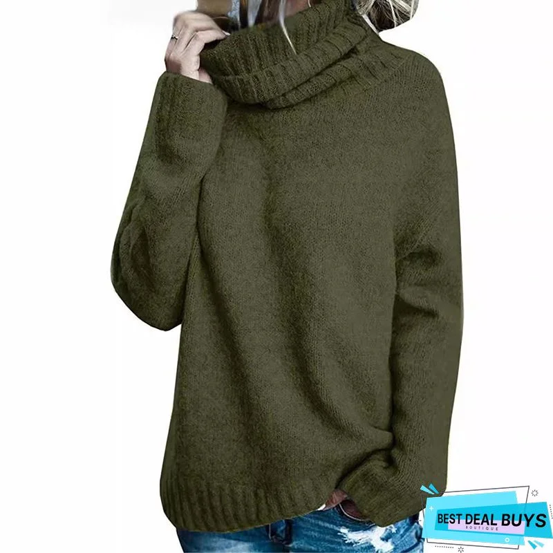 Holiday Shift Turtleneck Long Sleeve Shirts & Tops