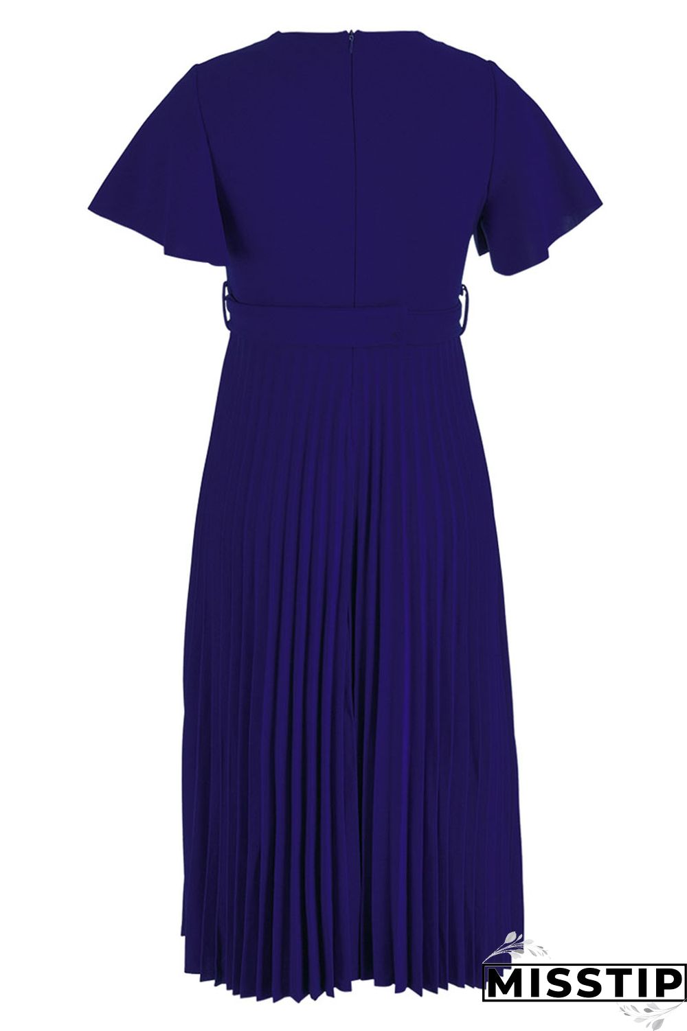 Black Casual Elegant Solid Patchwork Fold O Neck A Line Dresses