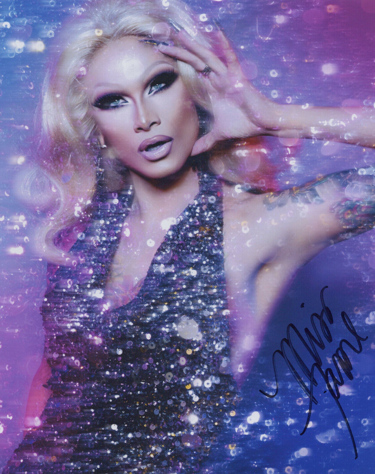 Miss Fame (RuPaul's Drag Race) signed 8x10 Photo Poster painting In-person